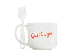 Gemma's Mug Meals Mug & Spork Set for Microwave Meals Fast